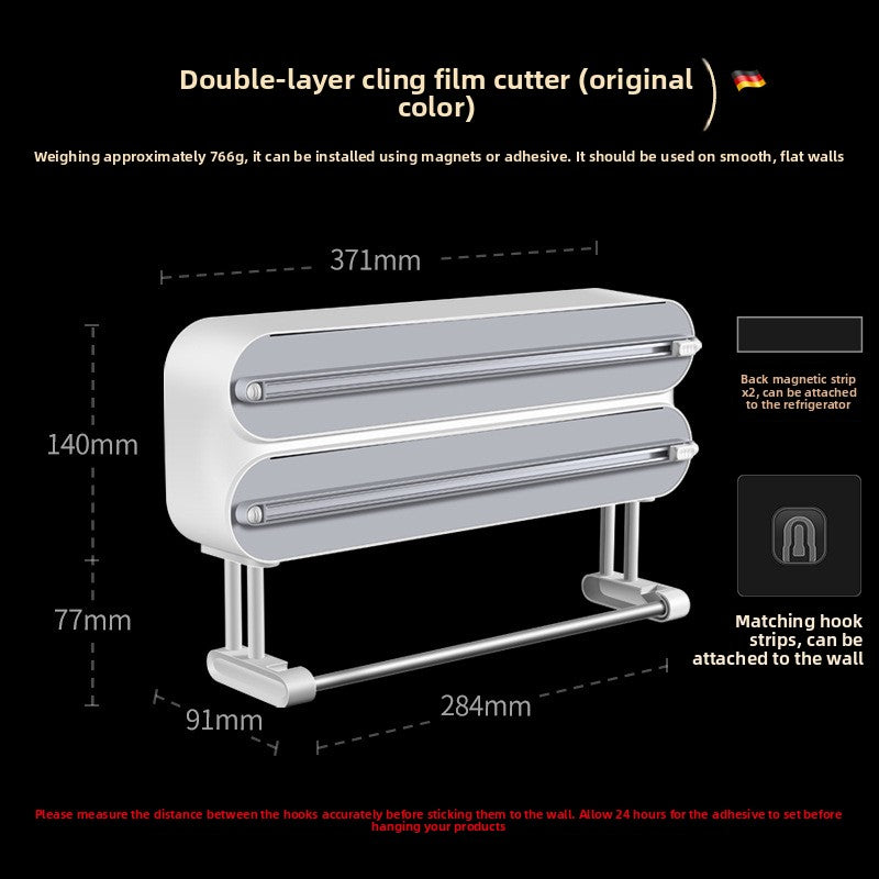 Adjustable Wall Mounted Kitchen Wrap Cutter