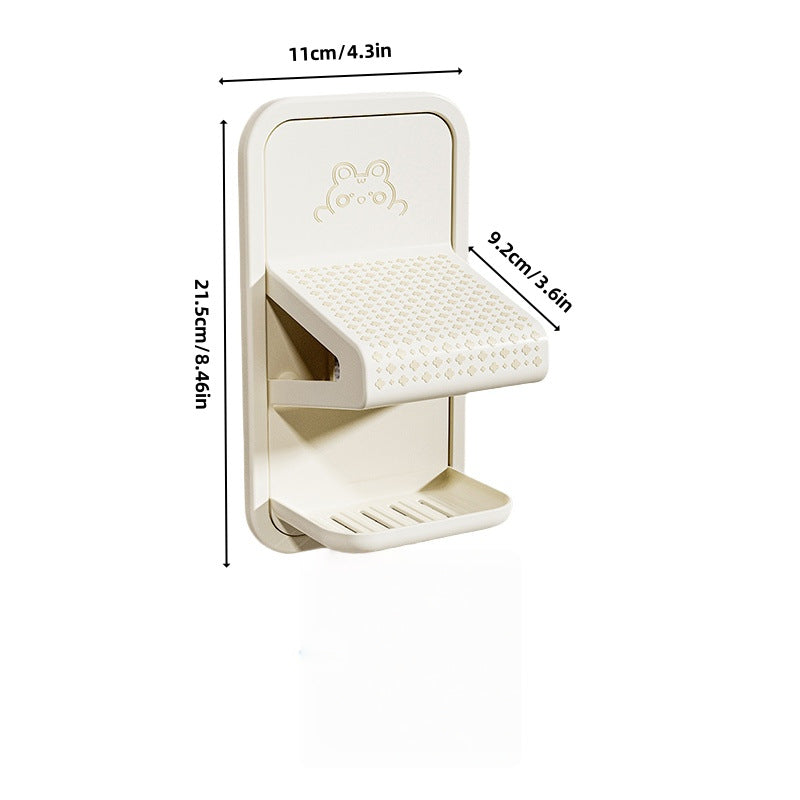 Wall-Mounted Shower Foot Rest