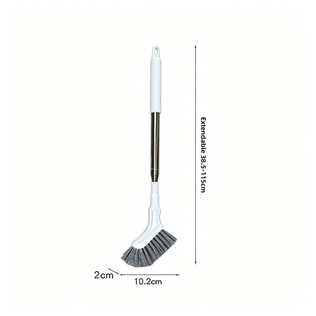Extendable Bathroom Crevice Cleaning Brush