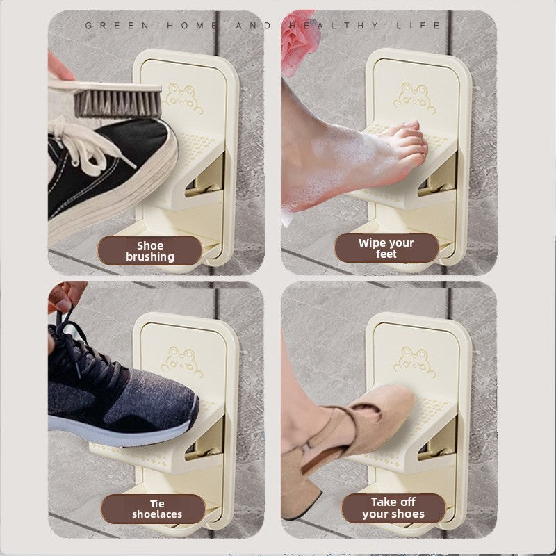 Wall-Mounted Shower Foot Rest